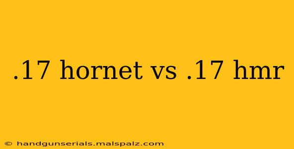 .17 hornet vs .17 hmr