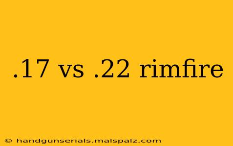 .17 vs .22 rimfire