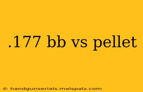 .177 bb vs pellet