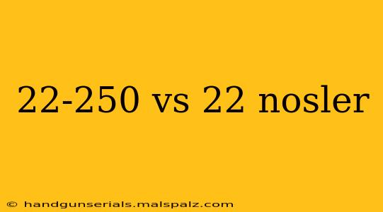 22-250 vs 22 nosler