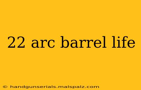 22 arc barrel life