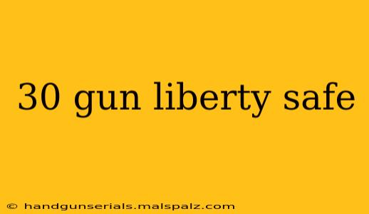 30 gun liberty safe