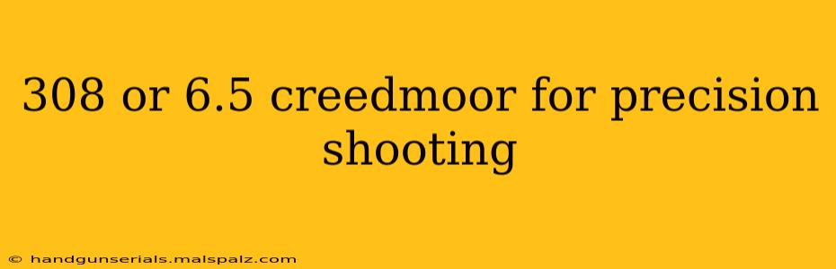 308 or 6.5 creedmoor for precision shooting