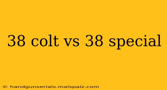 38 colt vs 38 special