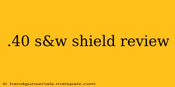 .40 s&w shield review