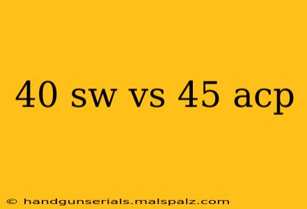 40 sw vs 45 acp