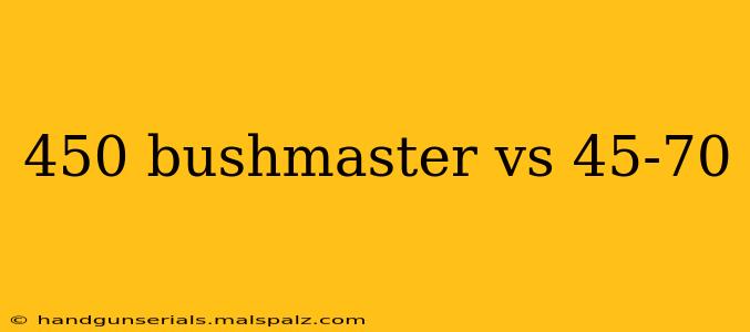 450 bushmaster vs 45-70