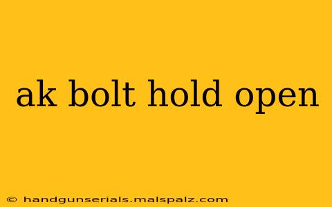 ak bolt hold open