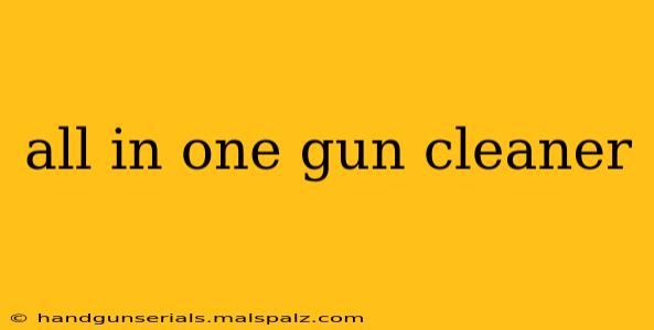 all in one gun cleaner