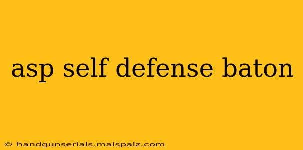 asp self defense baton