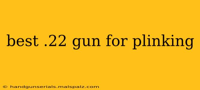 best .22 gun for plinking