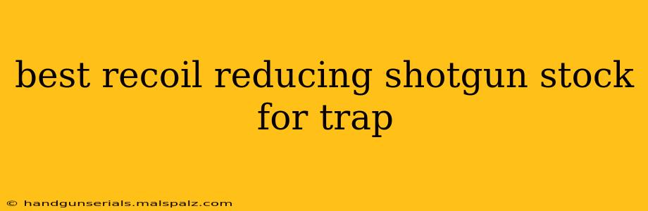 best recoil reducing shotgun stock for trap