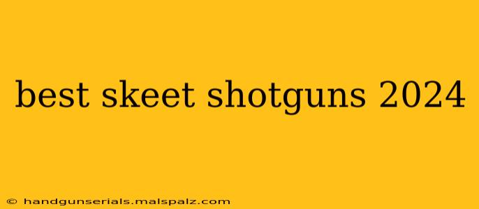 best skeet shotguns 2024