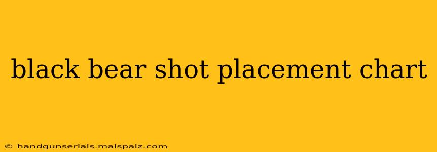 black bear shot placement chart