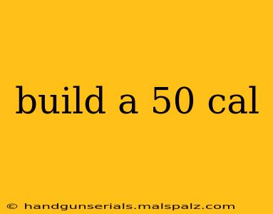 build a 50 cal