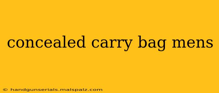 concealed carry bag mens