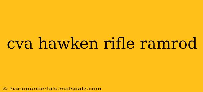 cva hawken rifle ramrod