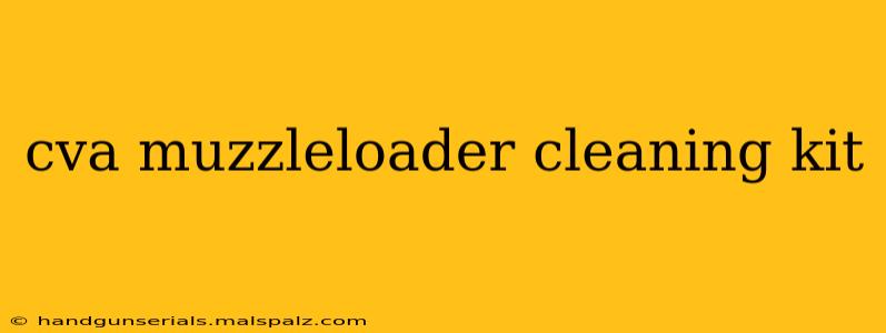 cva muzzleloader cleaning kit