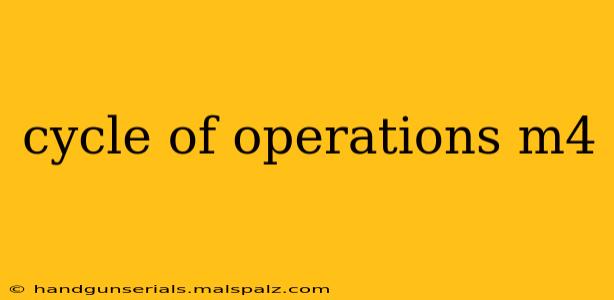 cycle of operations m4