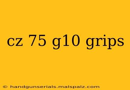 cz 75 g10 grips