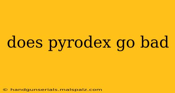 does pyrodex go bad