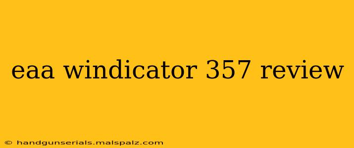 eaa windicator 357 review