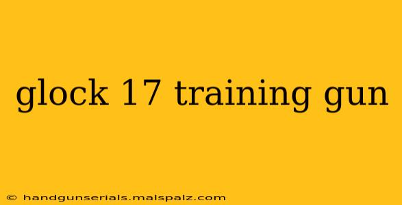 glock 17 training gun