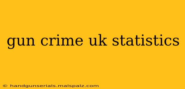 gun crime uk statistics