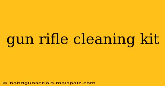 gun rifle cleaning kit