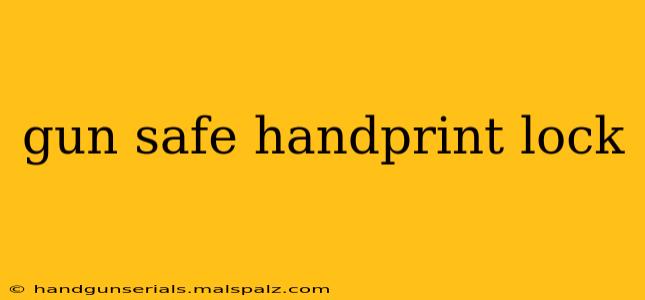 gun safe handprint lock