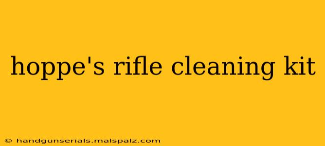 hoppe's rifle cleaning kit