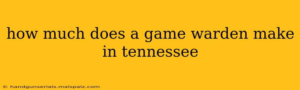 how much does a game warden make in tennessee