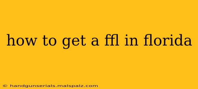 how to get a ffl in florida