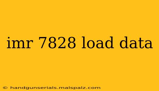 imr 7828 load data