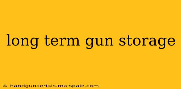 long term gun storage