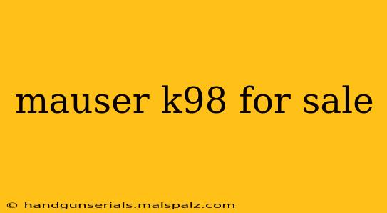 mauser k98 for sale