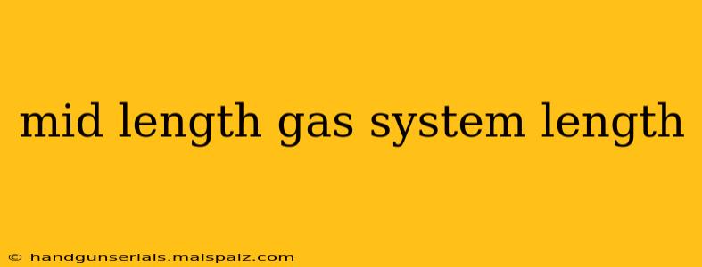 mid length gas system length