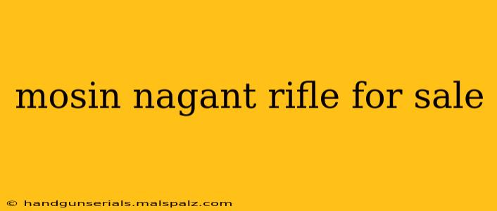 mosin nagant rifle for sale