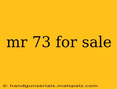 mr 73 for sale