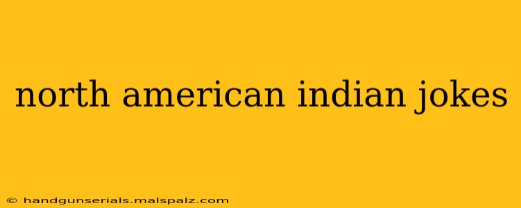 north american indian jokes