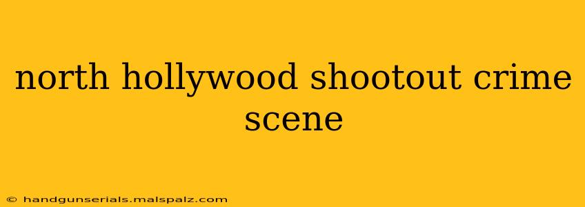 north hollywood shootout crime scene