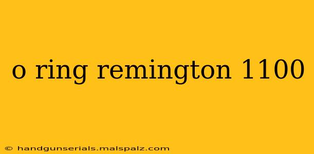 o ring remington 1100