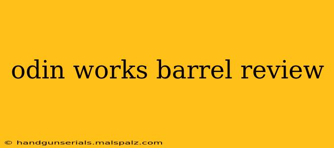 odin works barrel review