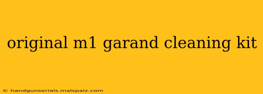 original m1 garand cleaning kit