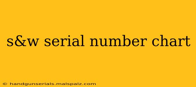 s&w serial number chart