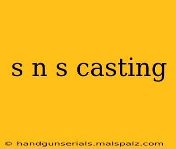 s n s casting