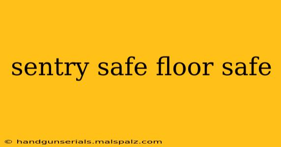 sentry safe floor safe