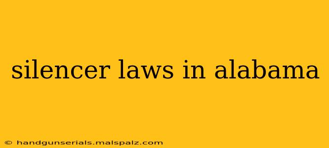 silencer laws in alabama