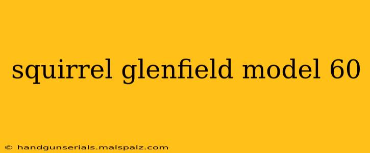 squirrel glenfield model 60