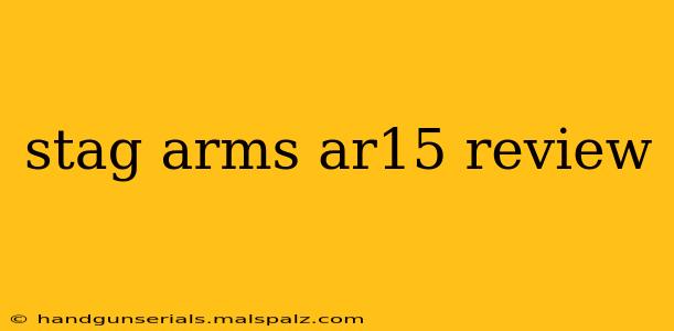 stag arms ar15 review